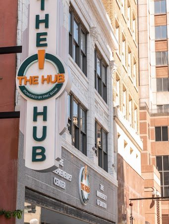 The Hub building